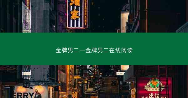 金牌男二—金牌男二在线阅读