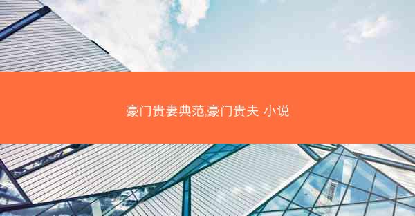 豪门贵妻典范,豪门贵夫 小说