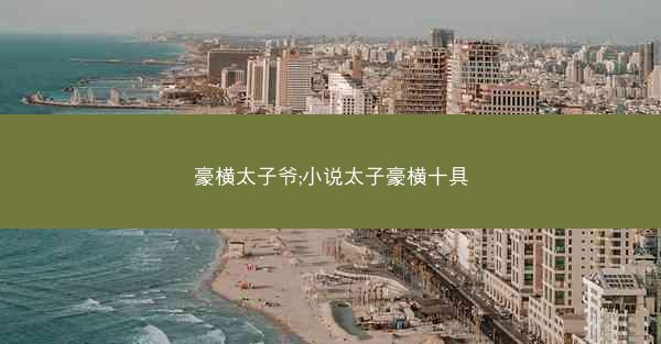 豪横太子爷;小说太子豪横十具