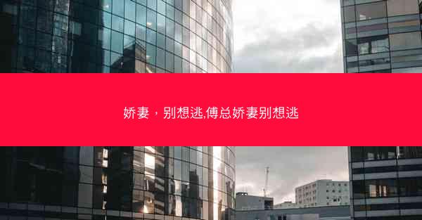 娇妻，别想逃,傅总娇妻别想逃
