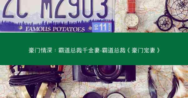 豪门情深：霸道总裁千金妻-霸道总裁《豪门宠妻》